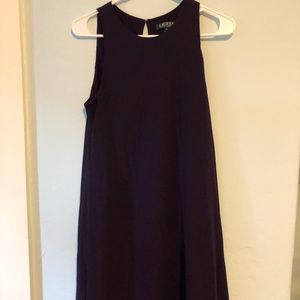 Ralph Lauren, sleeveless plum dress, size 10!